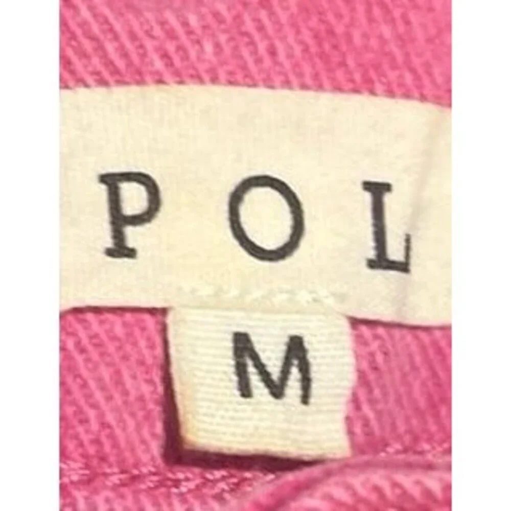 POL jeans POL Pants PINK FLARE EMBROIDERED FLOWERS bohemian jeans womens Medium